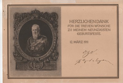 Luitpold Karl Joseph Wilhelm von Bayern von Unbekannter Künstler