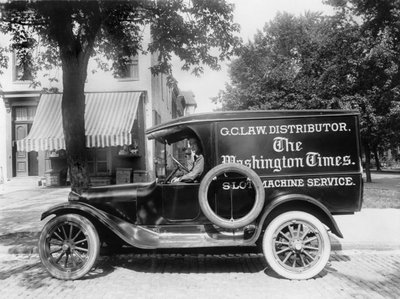 Zeitungswagen, USA, ca. 1919 von Unbekannt
