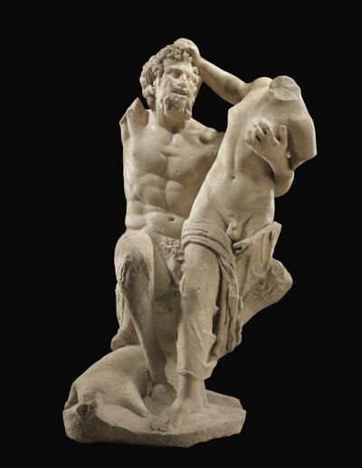 Pan und Hermaphrodit, ca. 1. Jahrhundert n. Chr. von Unbekannt