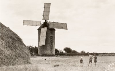 Postkarte Moulin de Kervoyal Finistere Bretagne Frankreich von William M. Timlin