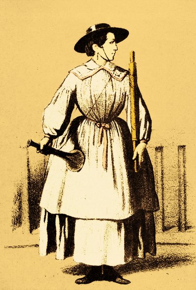 Bahnübergangswärter, ca. 1845 von Unbekannter Künstler