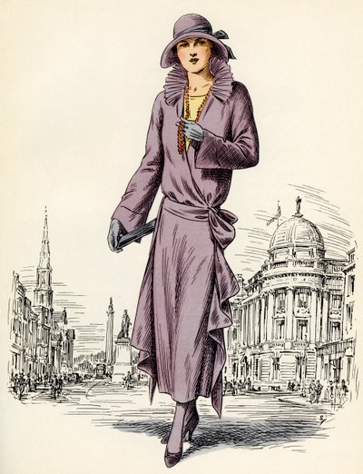 Schottische Frauenmode: 1922 von Unbekannter Künstler