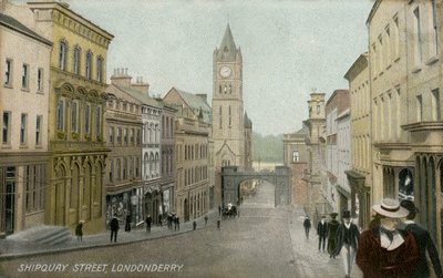 Shipquay Street, Londonderry von Unbekannter Künstler