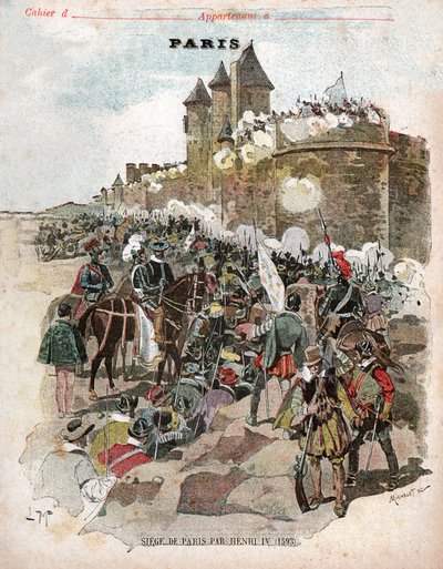 Belagerung von Paris von Unbekannter Künstler