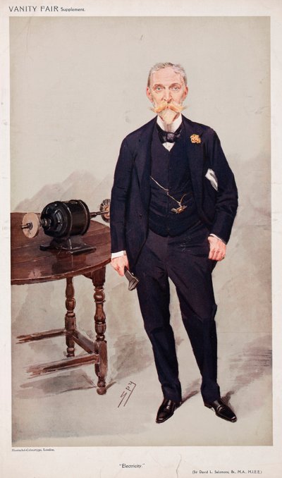 Sir David Salomons, englischer Motorpionier von Unbekannt