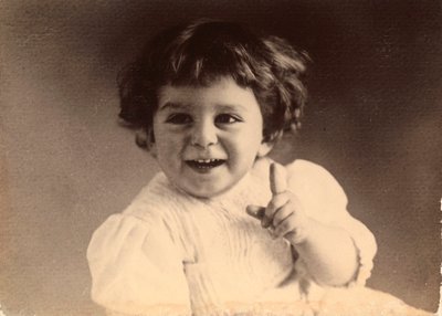 Lächelndes Baby von Unbekannt
