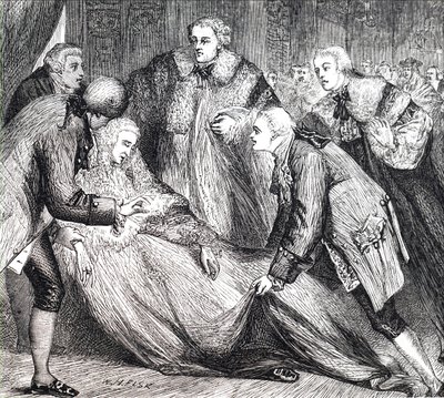 Der Tod von William Pitt von Unbekannt