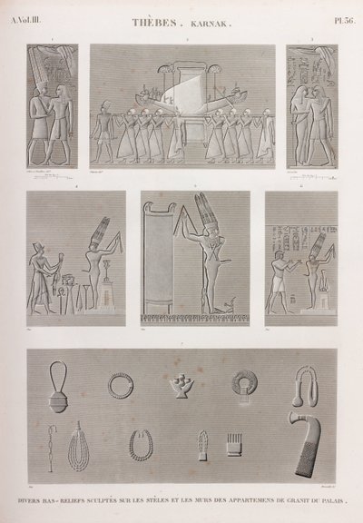 Theben, Karnak von Unbekannt