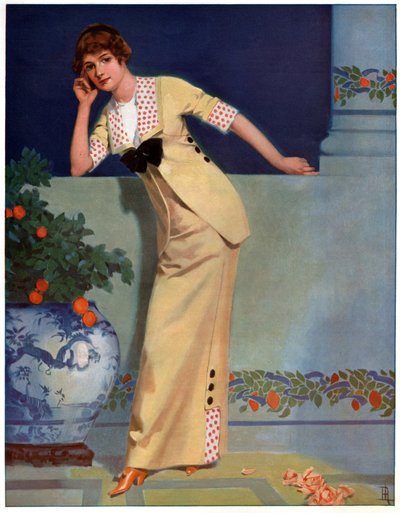 Frau im Jahr 2700 (Illustration, ca. 1910) von Unbekannter Künstler