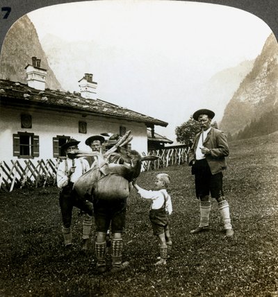 Bayerische Bergsteiger, Deutschland von Underwood and Underwood