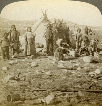 Eskimos, Grönland von Underwood and Underwood