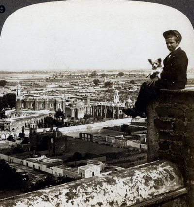 Blick auf Cholula, Mexiko von Underwood and Underwood