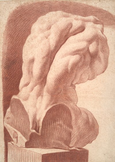 Akademische Studie eines Torsos von Unknown
