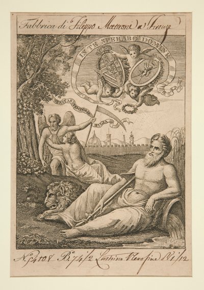 Klassische Figuren in Landschaft von Unknown