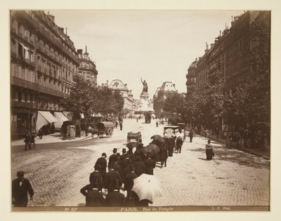 Begräbniszug, Paris von Unknown