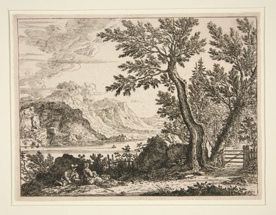 Italienische Landschaft von Unknown