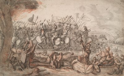 Römische Schlachtszene von Unknown