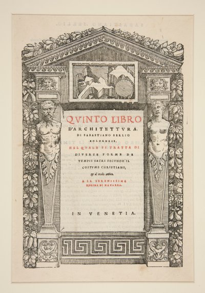Titelseite zum Fünften Buch der Architektur von Unknown