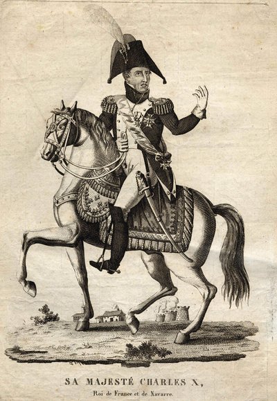 Karl X. König von Frankreich und Navarra von Unknown artist