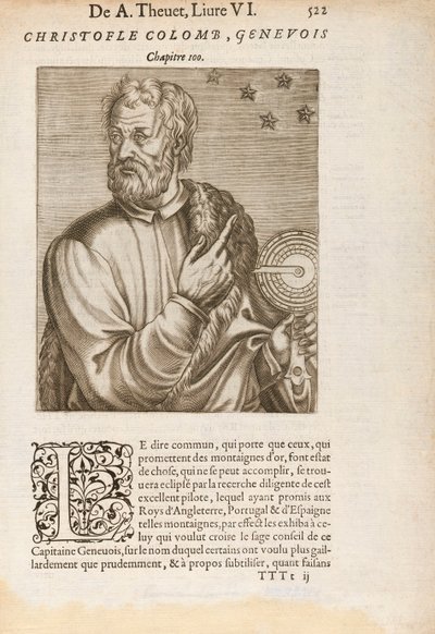 Christoph Kolumbus bei der Sternnavigation von Unknown artist