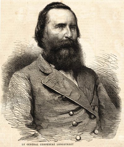 Konföderierter General James Longstreet (1821 - 1904) von Unknown artist