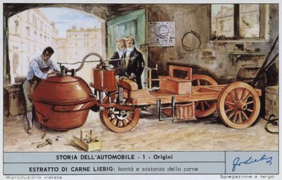 Cugnot Fardier - Chromo. Liebig von Unknown artist