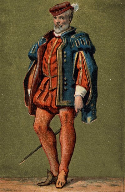 Gaspard de Coligny (1519-1572), Admiral von Frankreich. von Unknown artist