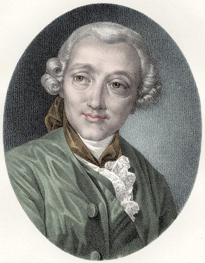 Germain Soufflot, französischer Architekt. von Unknown artist