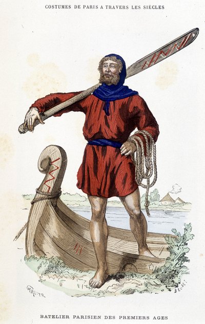 In Paris durch die Jahrhunderte von Knee-Lac von Unknown artist