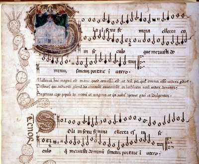Messe im Bassquartett von Enricus Isaac von Unknown artist