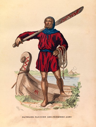 Pariser Schiffer in der Antike von Unknown artist