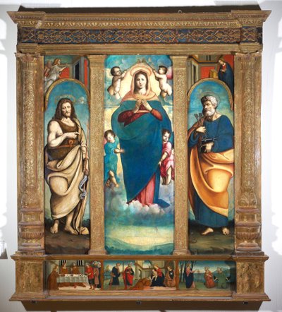 Polyptychon der Madonna von Unknown artist