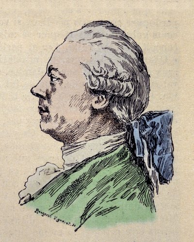 Porträt von André Danican PHILIDOR von Unknown artist