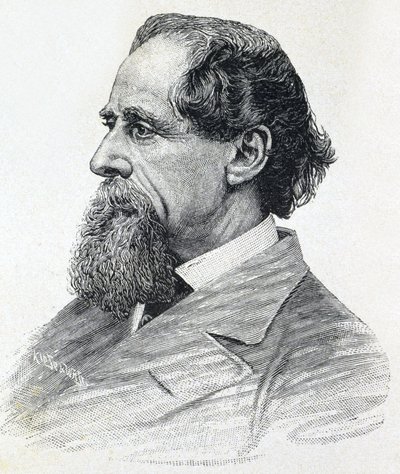 Porträt von Charles Dickens von Unknown artist