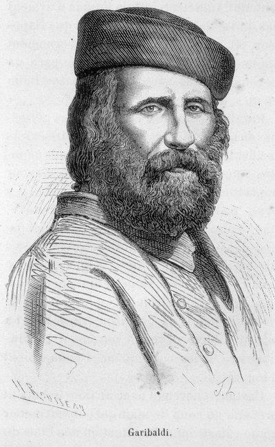 Porträt von Garibaldi (1807 - 1882) von Unknown artist