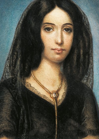 Porträt von George Sand von Unknown artist