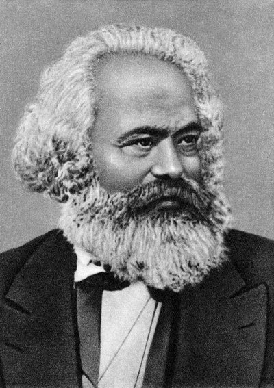 Porträt von Karl Marx von Unknown artist
