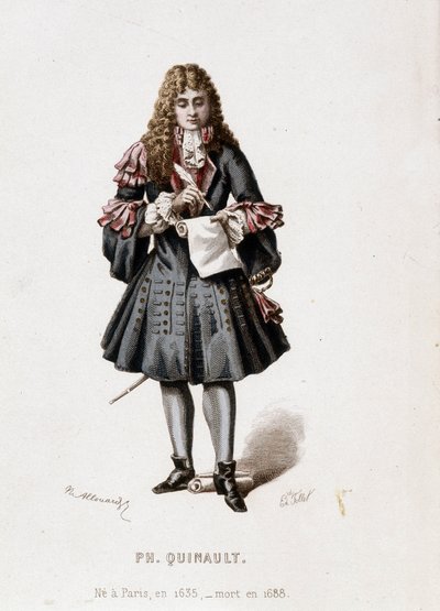 Porträt von Philippe Quinault von Unknown artist