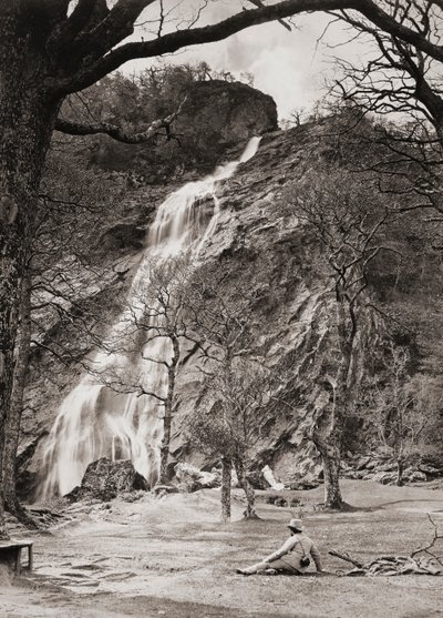 Powerscourt-Wasserfall, Irland von Unknown artist