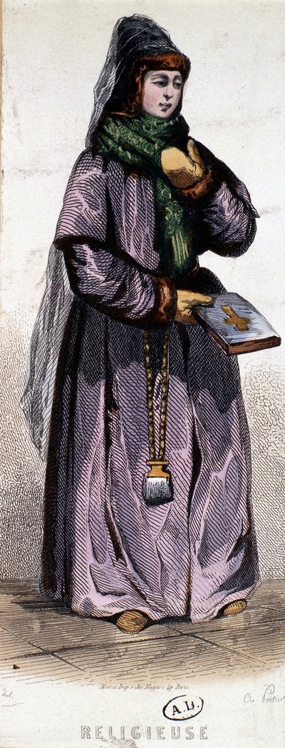 Russisch-orthodoxe Religion, Gravur von Unknown artist