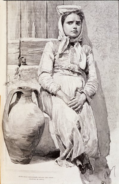 Sizilianisches Mädchen von Unknown artist