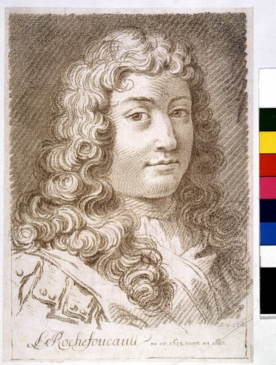 Der Herzog von La Rochefoucauld - Druck von Unknown artist