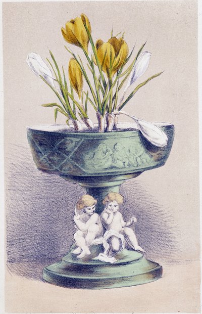 Die vier Jahreszeiten: Frühling, Narzissen von Unknown artist