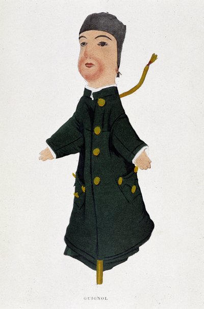 Die Puppe Guignol von Unknown artist