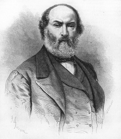 Théodore Rousseau (1812-1867), französischer Maler. von Unknown artist