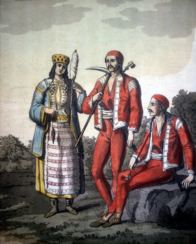 Ushcocci-Piraten, die in Dalmatien leben von Unknown artist