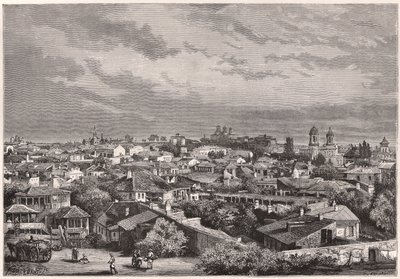 Ansicht von Bukarest im 19. Jahrhundert von Unknown