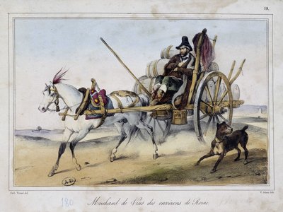 Weinhändler aus der Umgebung von Rom von Unknown artist