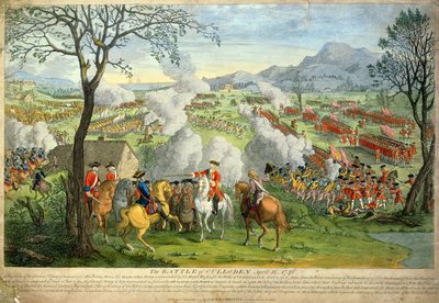 Schlacht von Culloden von Unknown artist