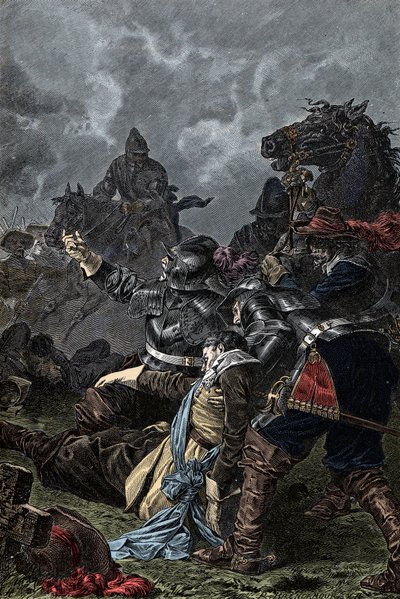 Schlacht bei Lützen von Unknown artist